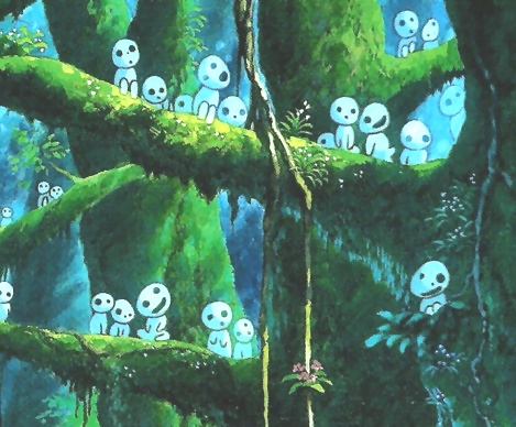 dettaglio tratto da "principessa Mononoke" di H. Miyazaki